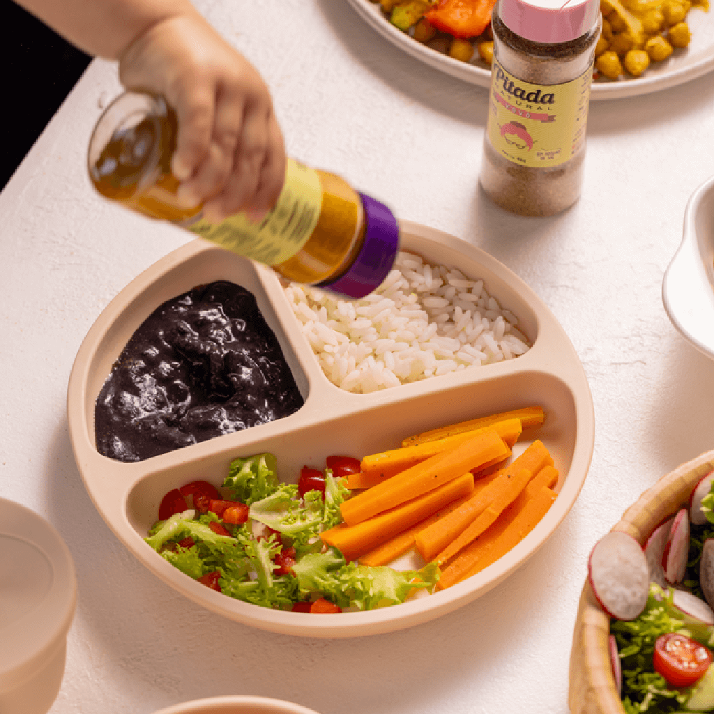 Papinha de bebê temperada